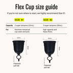 Flex Cup Starter Kit: Reusable Menstrual Cup

