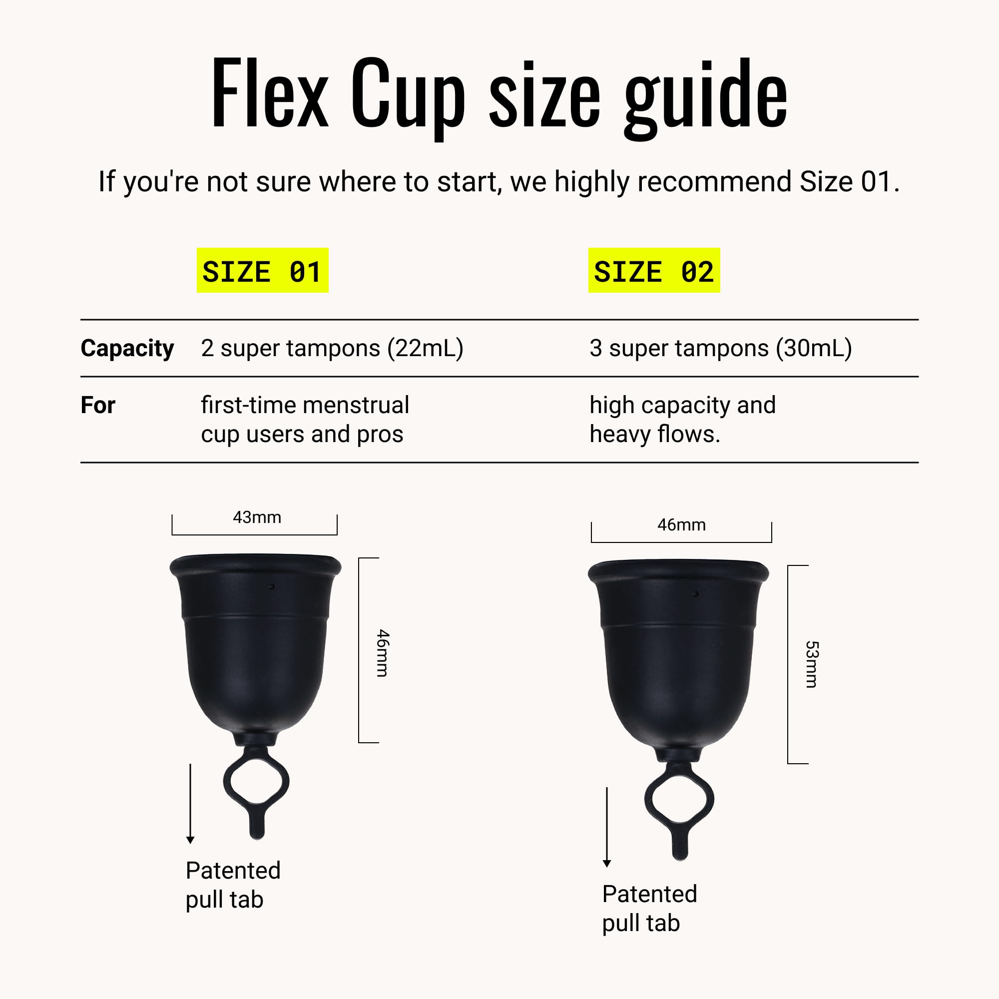 Flex Cup Starter Kit: Reusable Menstrual Cup

