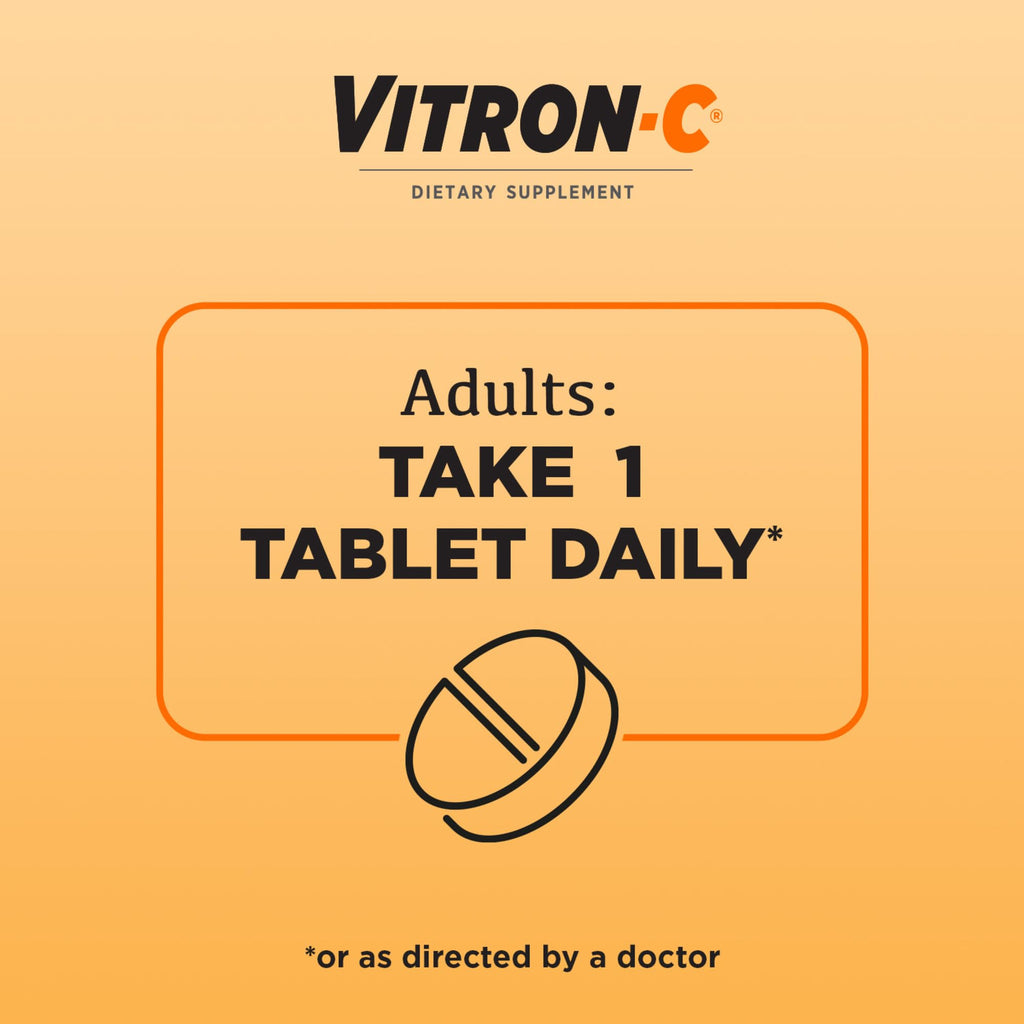 Vitron-C Iron Supplement with Vitamin C | High Potency


