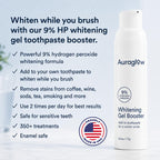 Auraglow Teeth Whitening Gel Booster for Toothpaste


