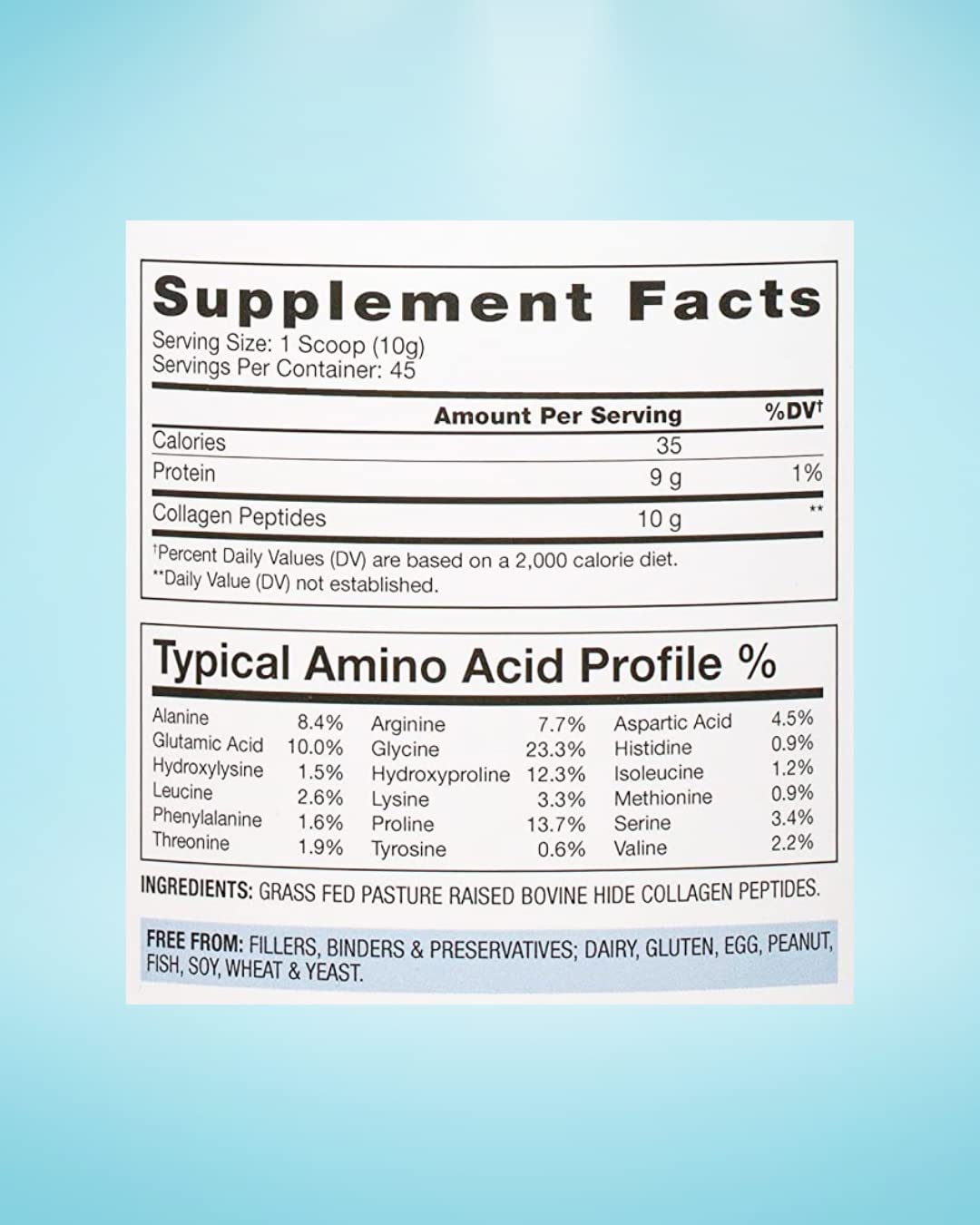 BioOptimal Collagen Peptides Supplement

