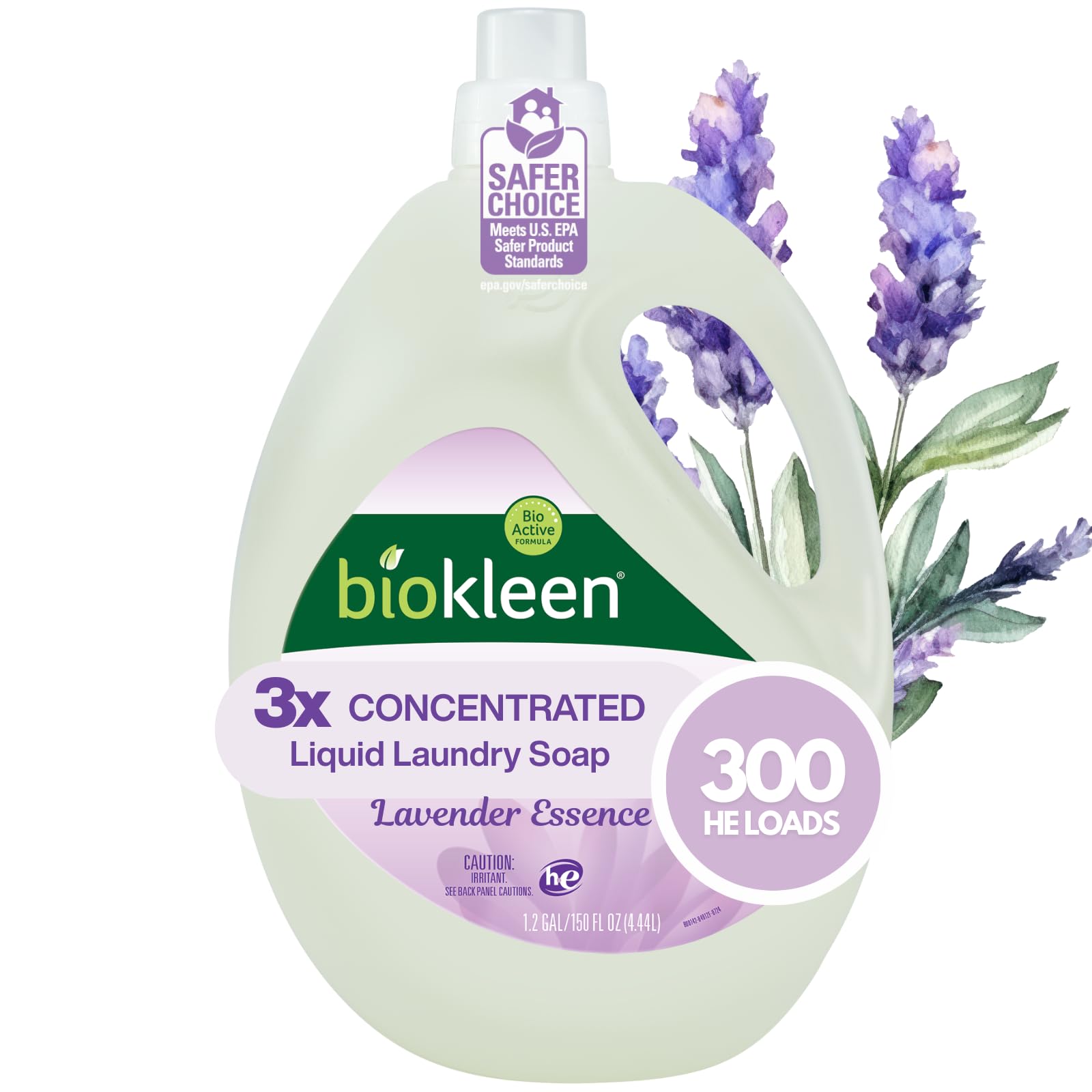 Biokleen Natural Sport Laundry Detergent - Plant-Based, Ultra Concentrated