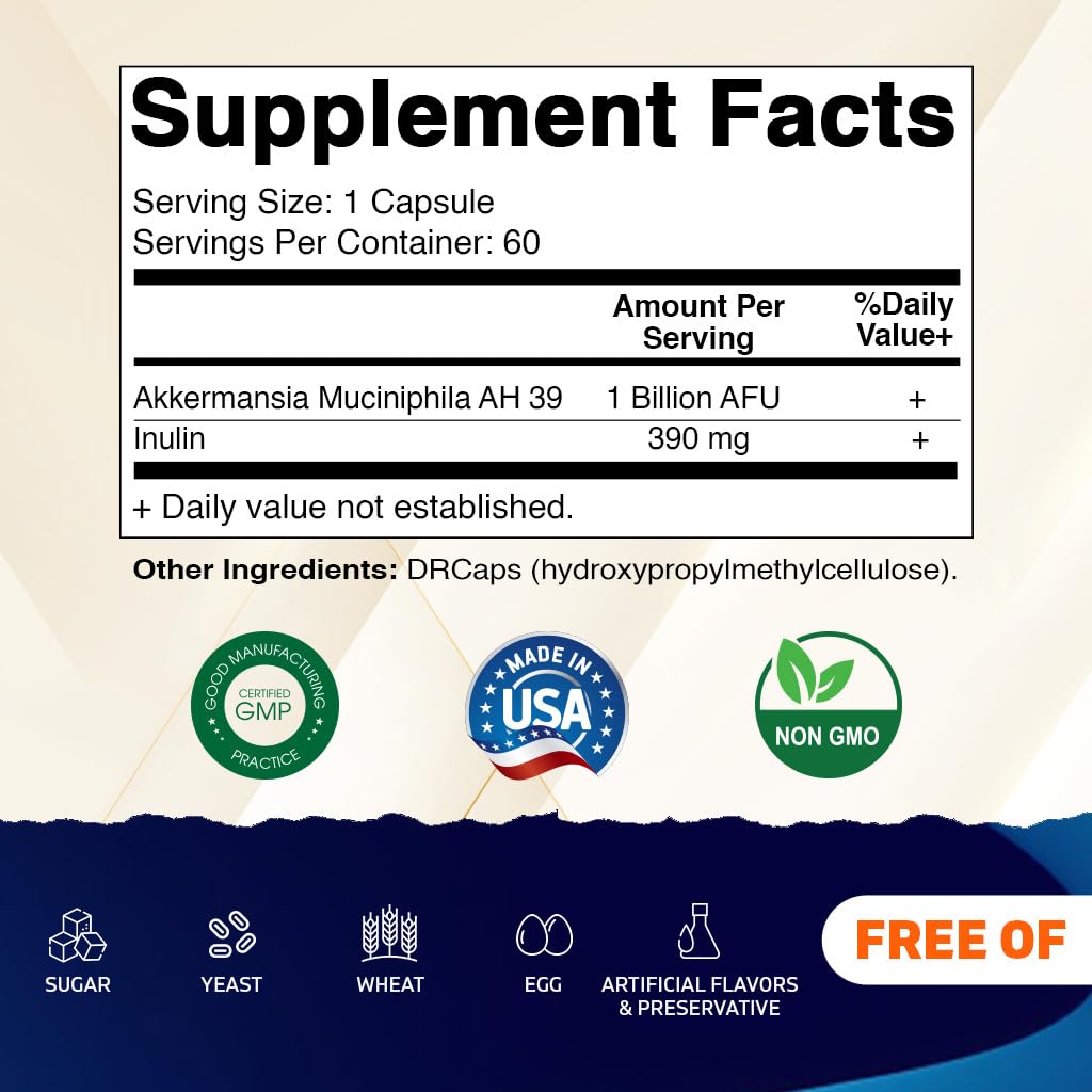 Vitamatic Akkermansia Muciniphila Gut Health Supplement

