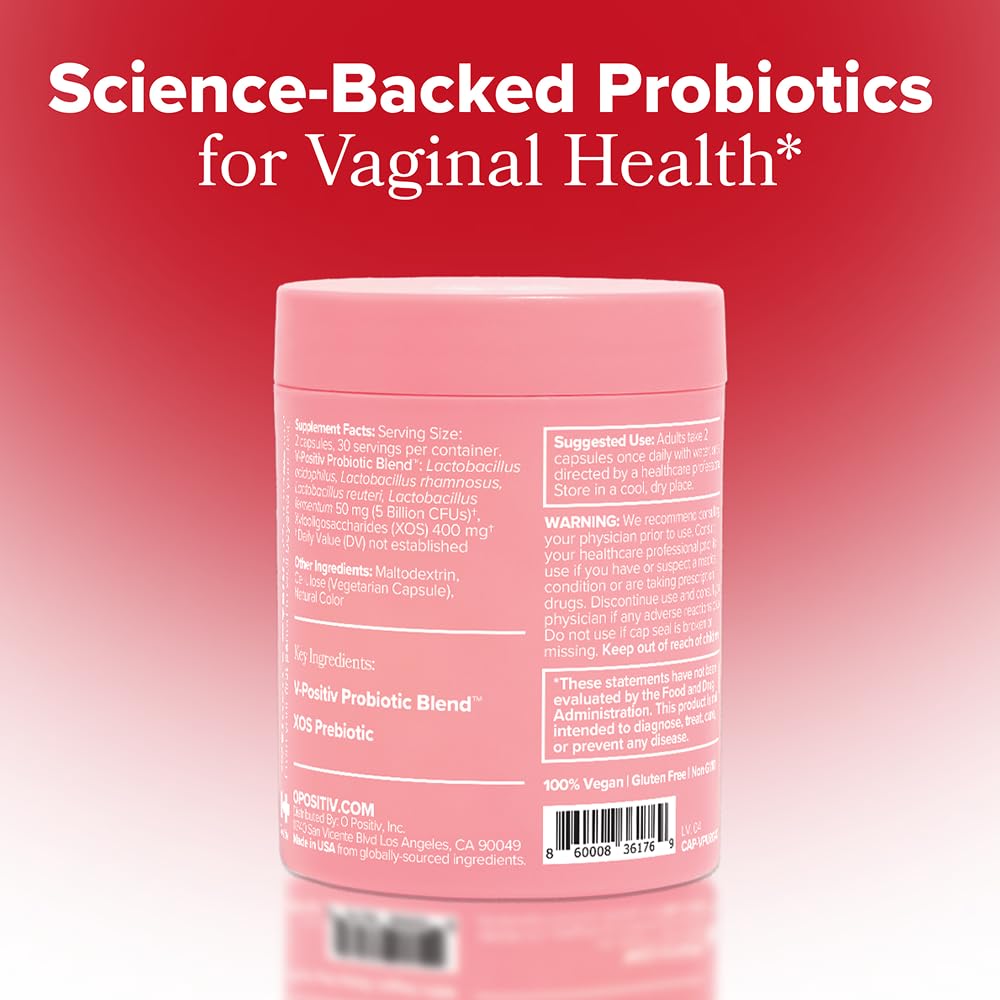 O Positiv URO Vaginal Probiotic | pH Balance & Odor Support

