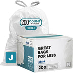 Plasticplace Custom Fit Trash Bags for Simplehuman Code J


