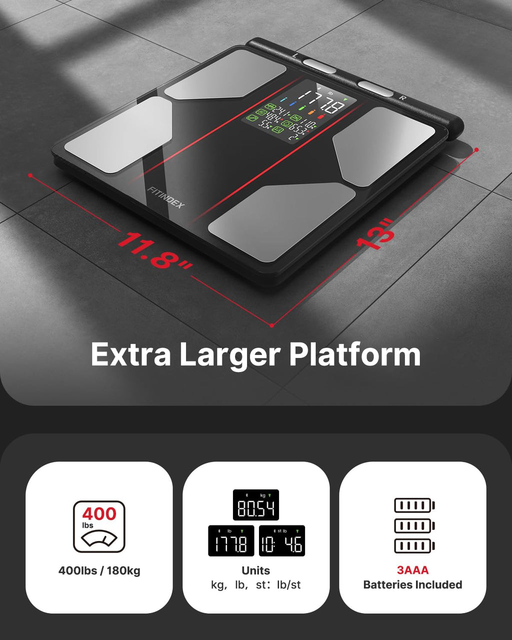 FITINDEX Body Composition Scale

