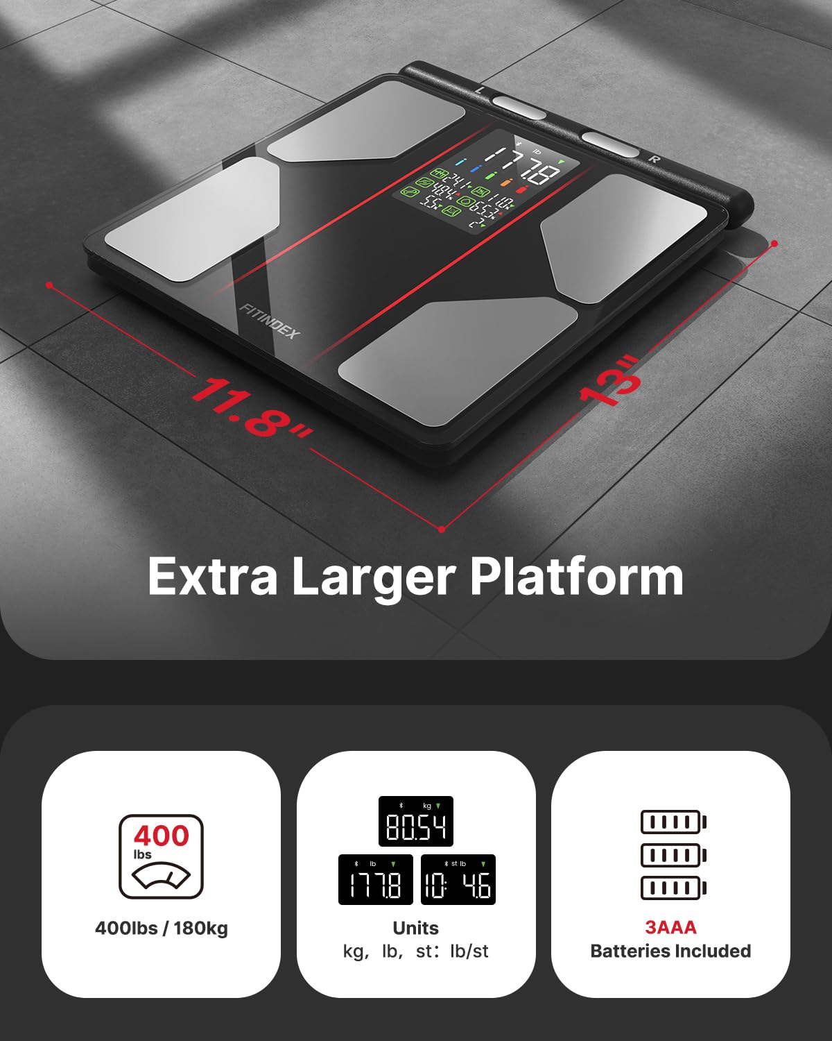 FITINDEX Body Composition Scale

