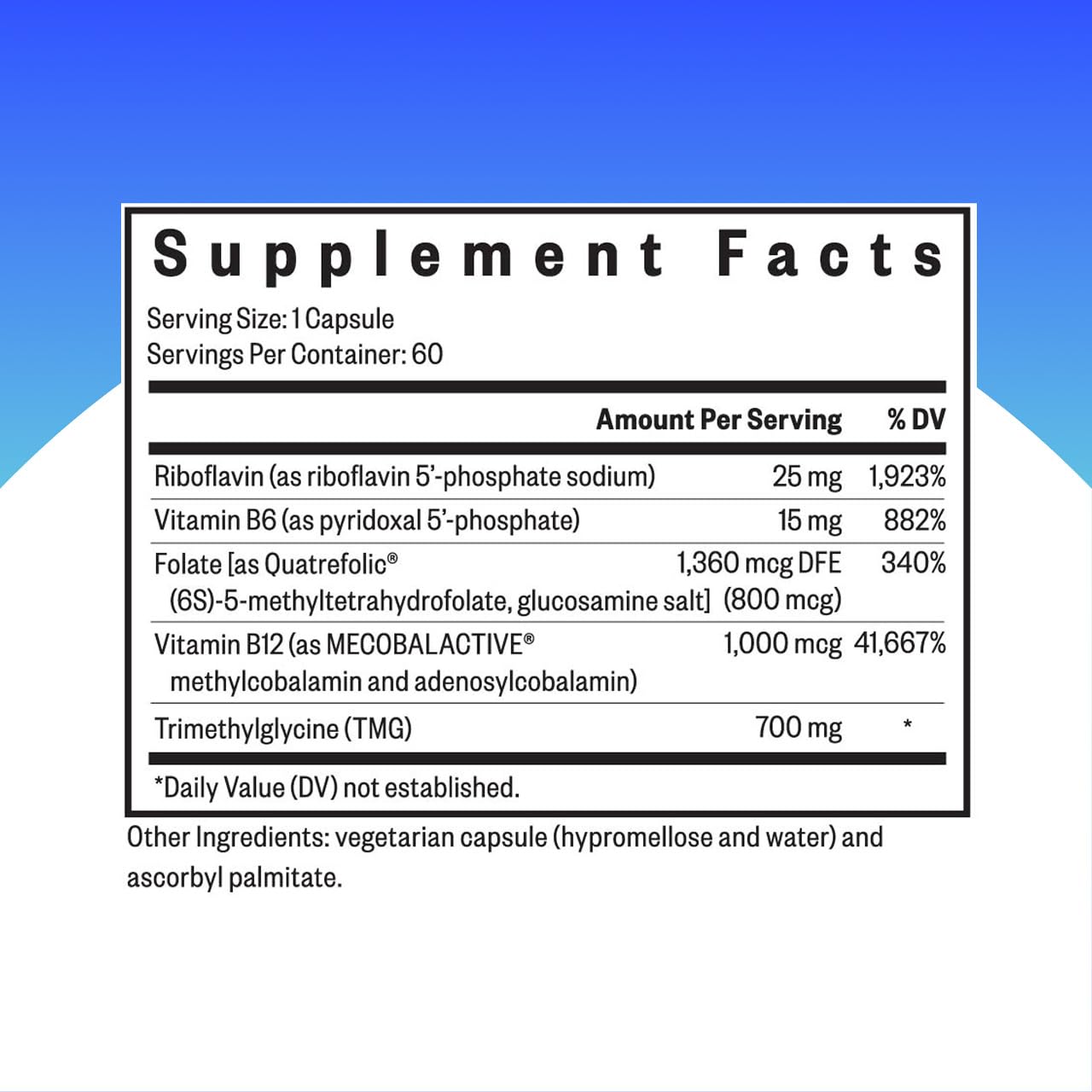 Seeking Health Homocysteine Support Vitamin B Complex

