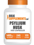 BulkSupplements Psyllium Husk Capsules – Vegan Fiber

