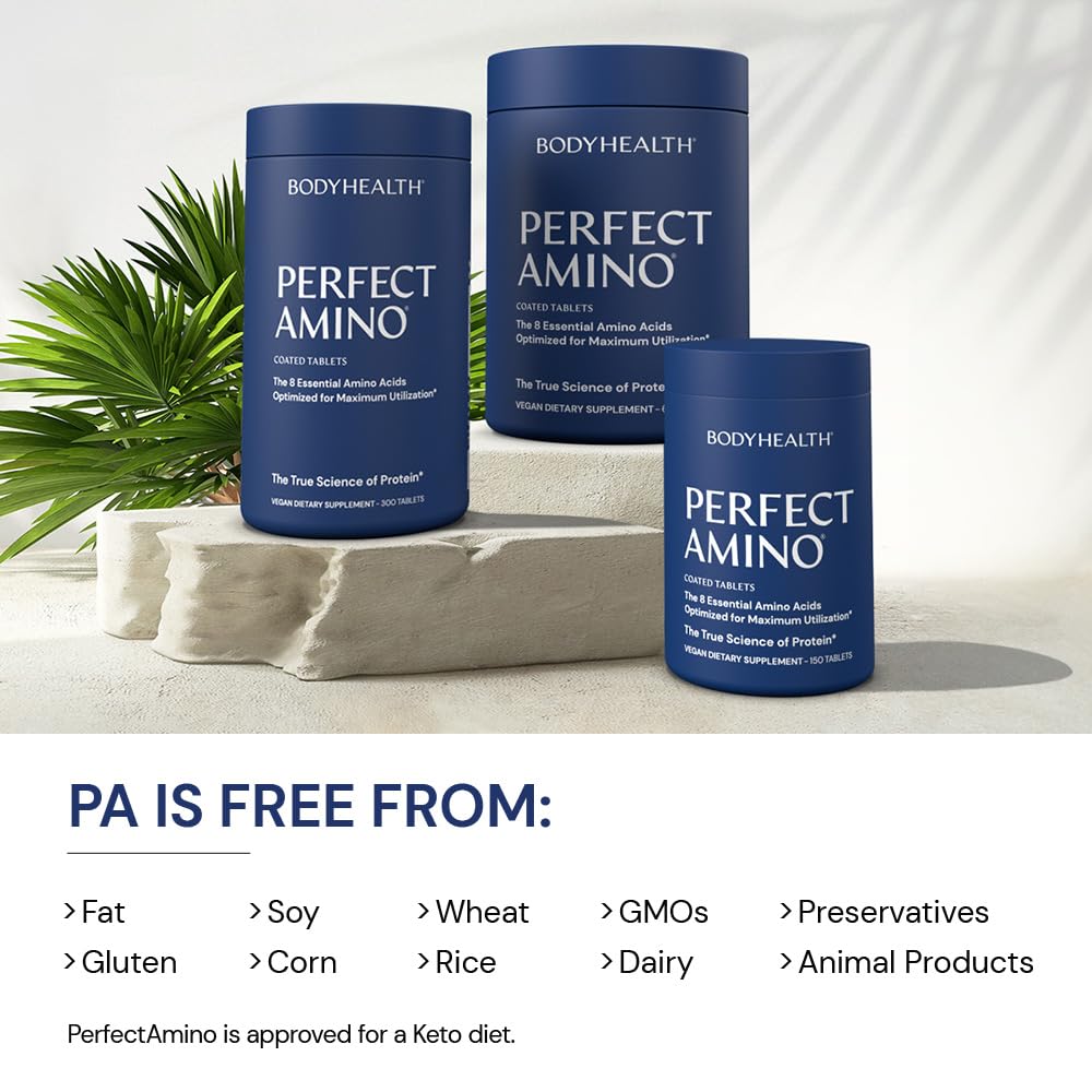 BodyHealth PerfectAmino Essential Amino Acids - Vegan BCAAs

