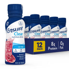 Ensure Liquid Clear Nutrition Drink 0g fat 8g protein

