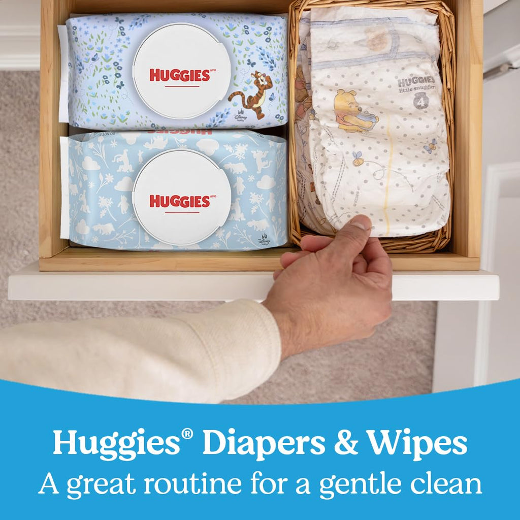 Huggies Natural Care Baby Wipes Cucumber Aloe Vitamin E

