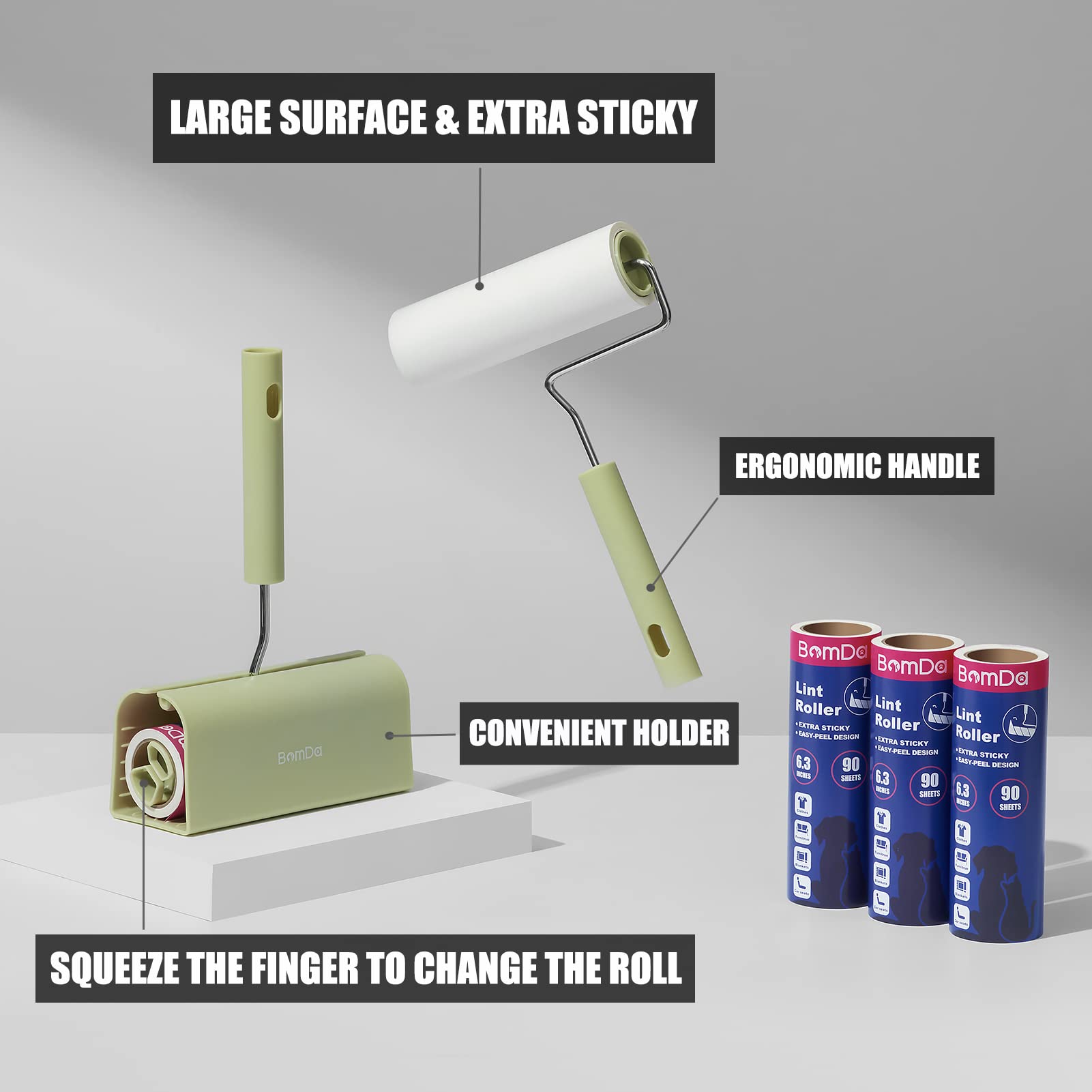 Lint Remover for Pet Hair – Extra Sticky


