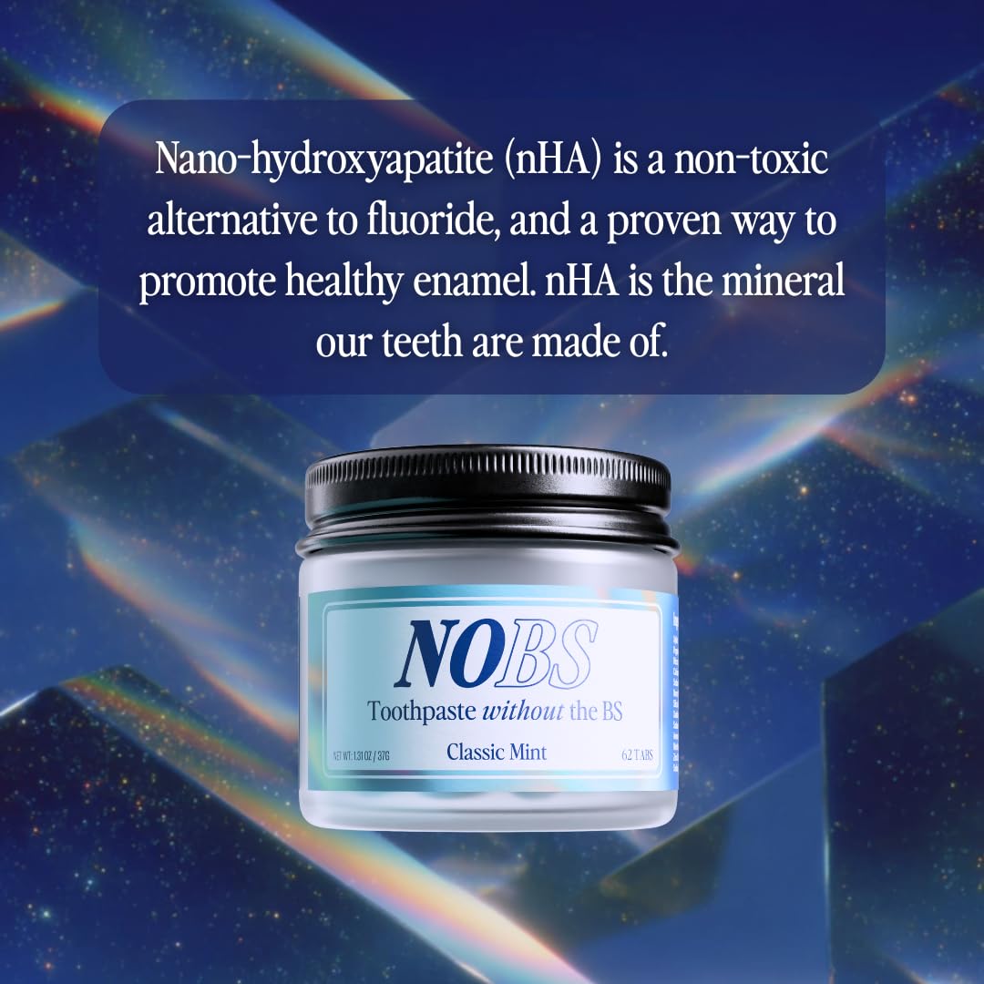 NOBS Toothpaste Tablets with Nano Hydroxyapatite | Travel

