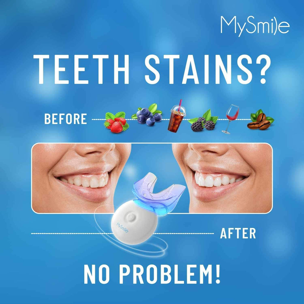 MySmile LED Teeth Whitening Kit - At-Home Whitening

