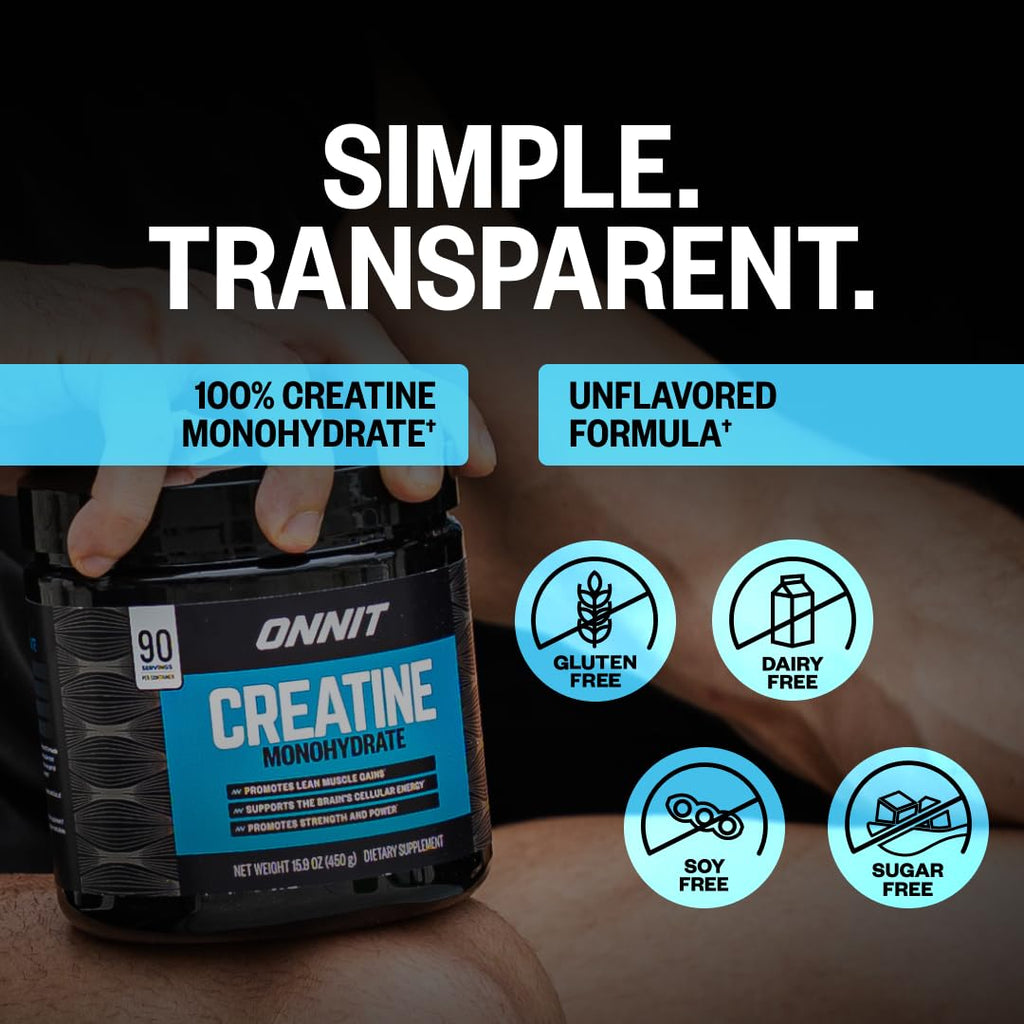 ONNIT Creatine Monohydrate Powder - Unflavored

