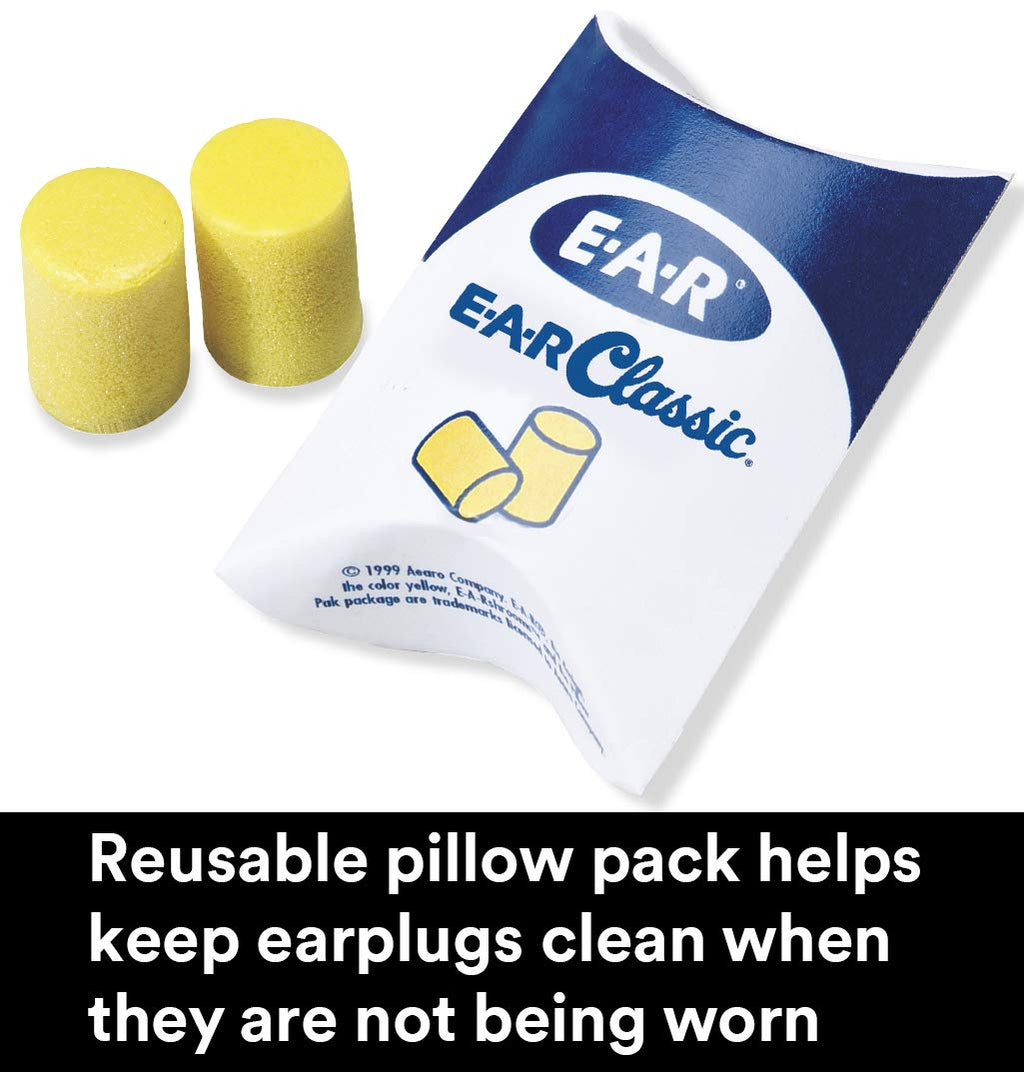 Ear Plugs 3M E-A-R Classic - Foam Hearing Protection

