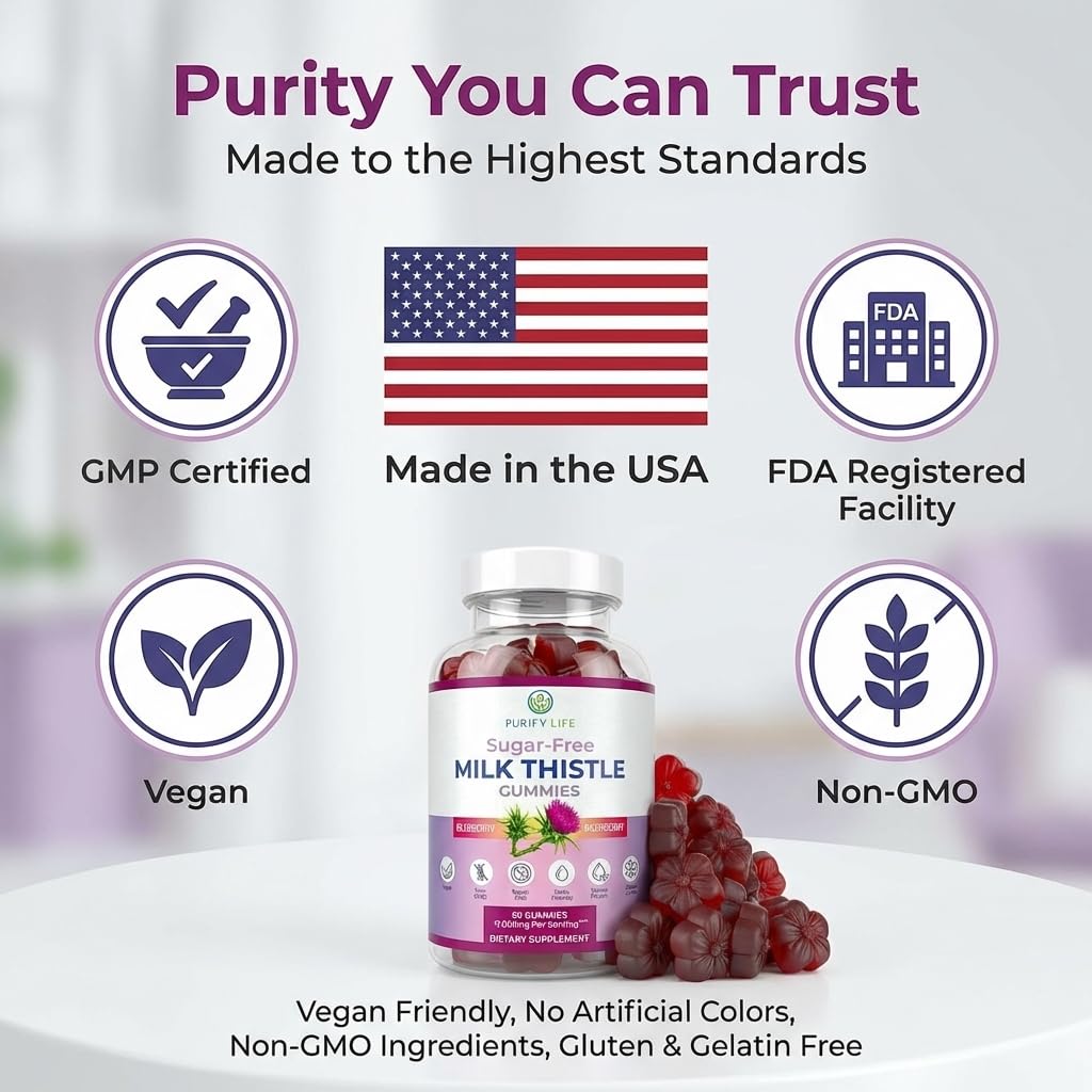 Purify Life Milk Thistle Supplement for Liver Support

