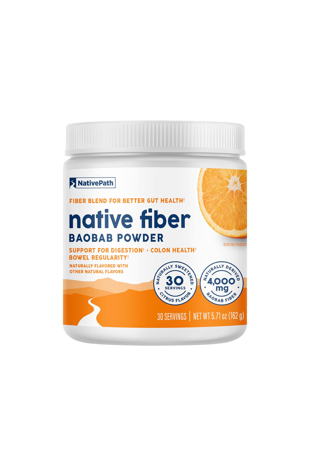 NativePath Organic Baobab Prebiotic Fiber Powder

