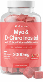 kindnature Myo-Inositol and D-Chiro Inositol Gummies for Women

