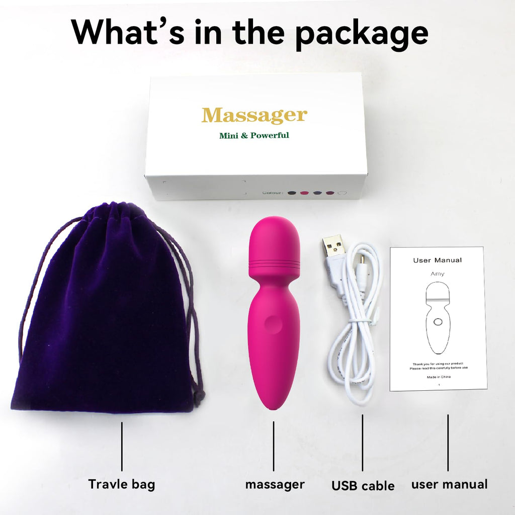 Fuwyiy Mini Massager – Cordless Handheld with 10 Modes

