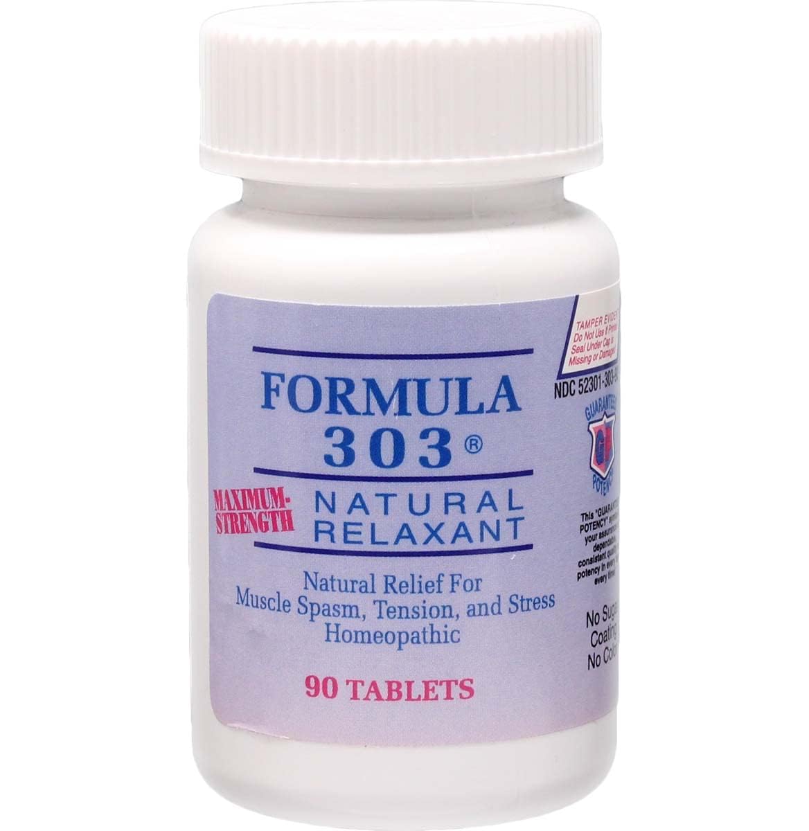Dee Cee Labs Formula 303 Maximum Strength Herbal Tablets

