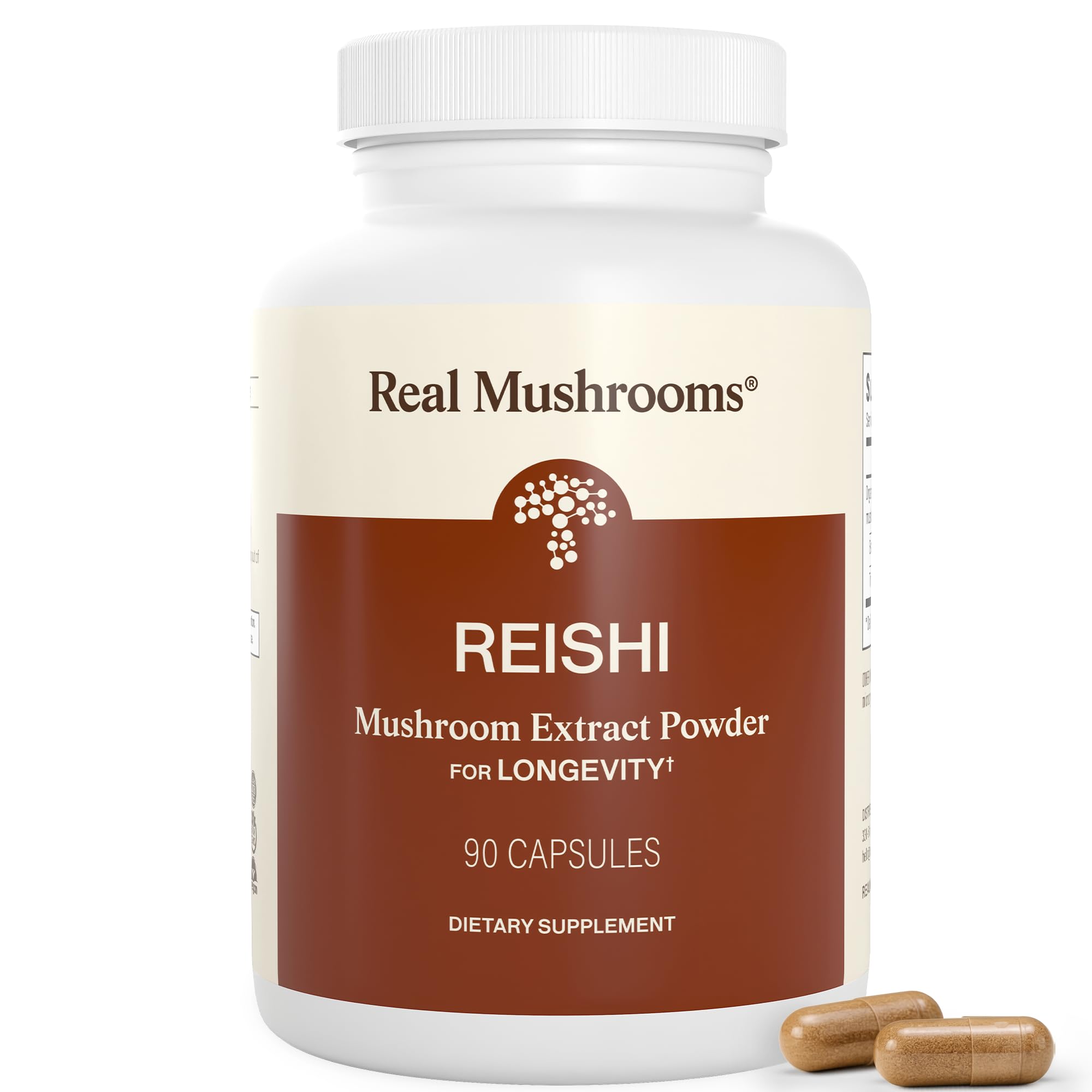 Real Mushrooms Mushroom Capsule Supplement

