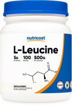 Nutricost L-Leucine Powder Non-GMO Gluten Free BCAA

