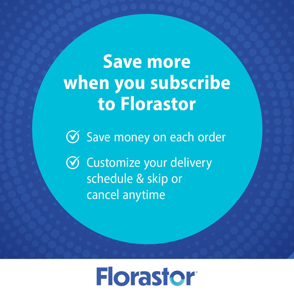Florastor Probiotic Gummies with Prebiotic Fiber and B12

