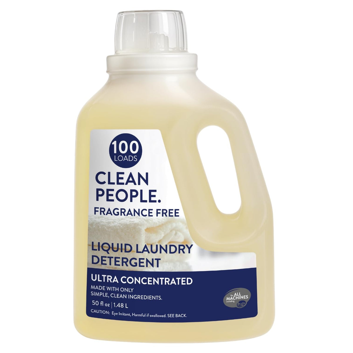 The Clean People Liquid Laundry Detergent - Ultra Concentrated, 50 oz