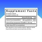 Seeking Health Vitamin D3 + K2 Vegetarian Supplement

