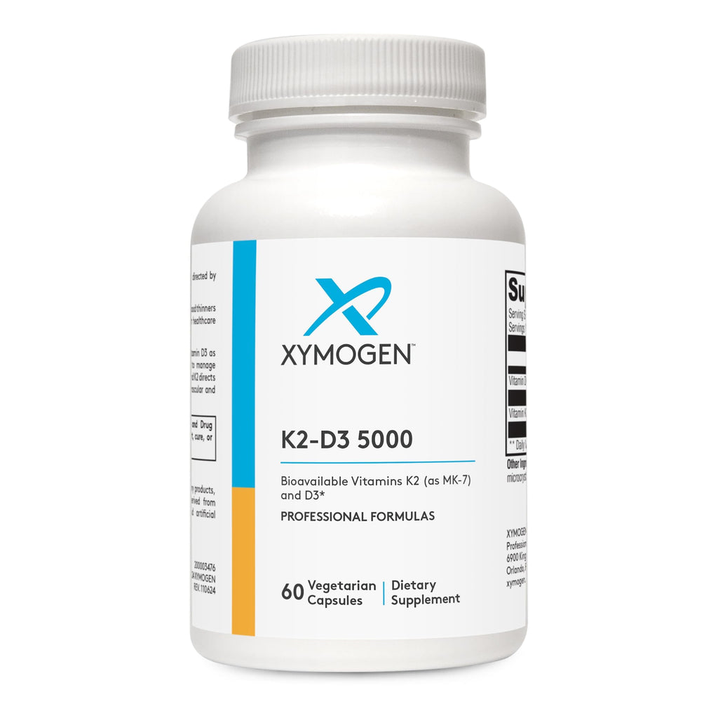 Vitamin D3 K2 XYMOGEN 5000 Supplement for Immune Support