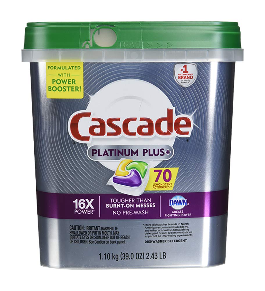 Cascade Platinum Plus ActionPacs Dishwasher Detergent Pods