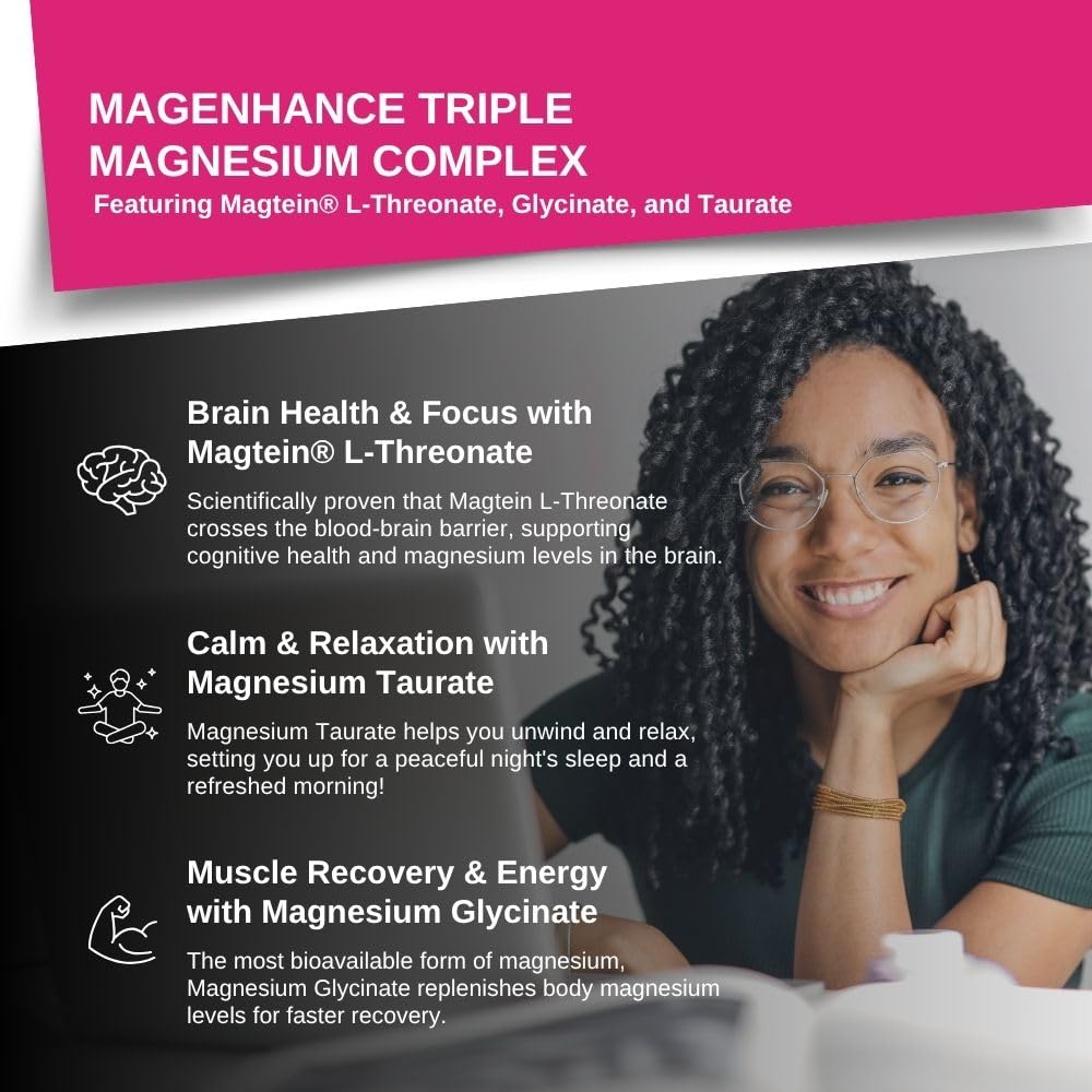 MagEnhance Magnesium Sleep Support with Magtein L-Threonate

