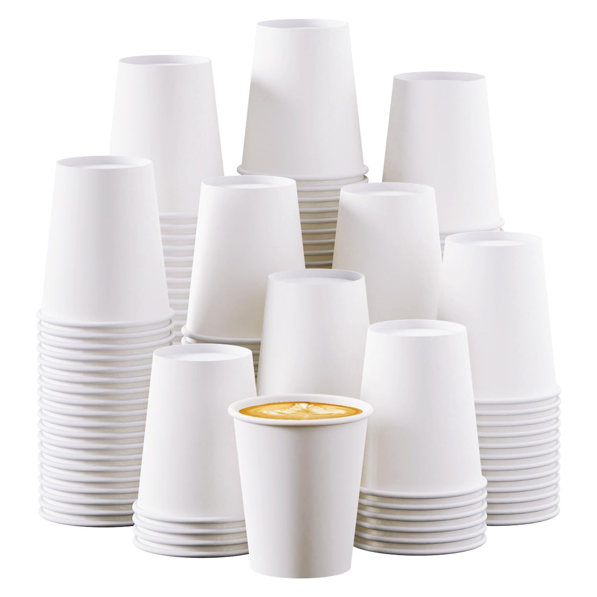 Turbo Bee Disposable Paper Cups for Espresso Shots – Mini Tasting Cups
