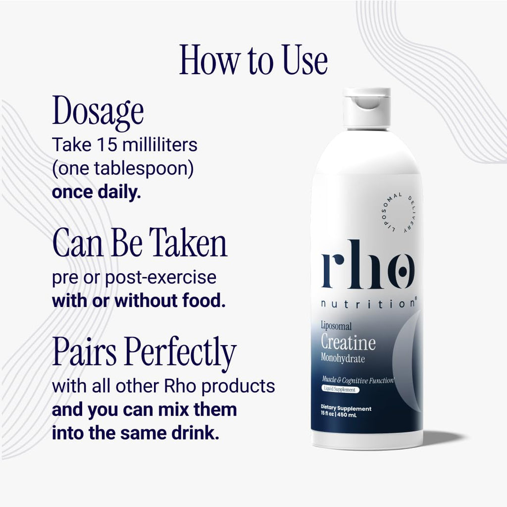 Rho Nutrition Liposomal Creatine Monohydrate Liquid

