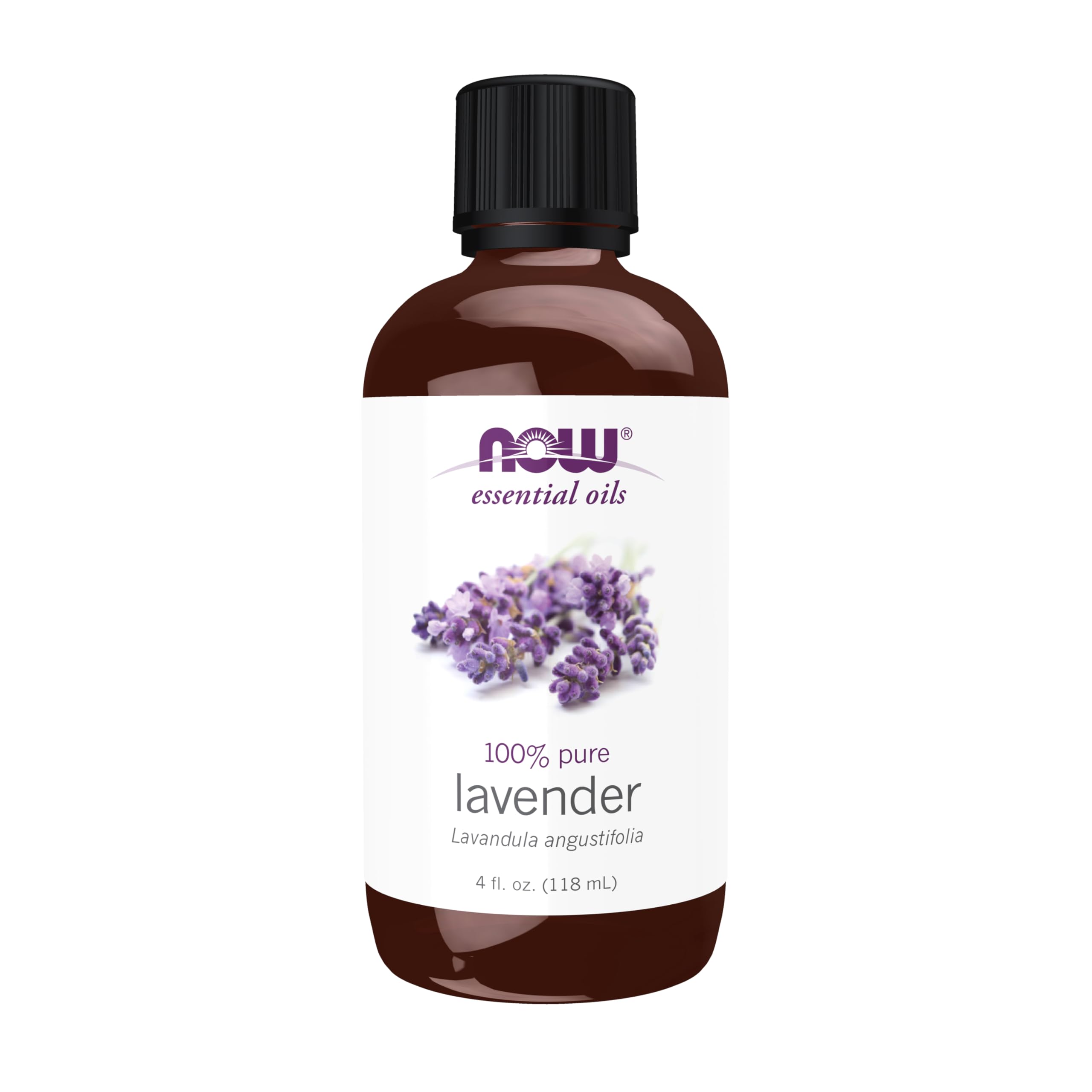NOW Lavender Essential Oil Steam Distilled 100% Pure Aromatherapy
