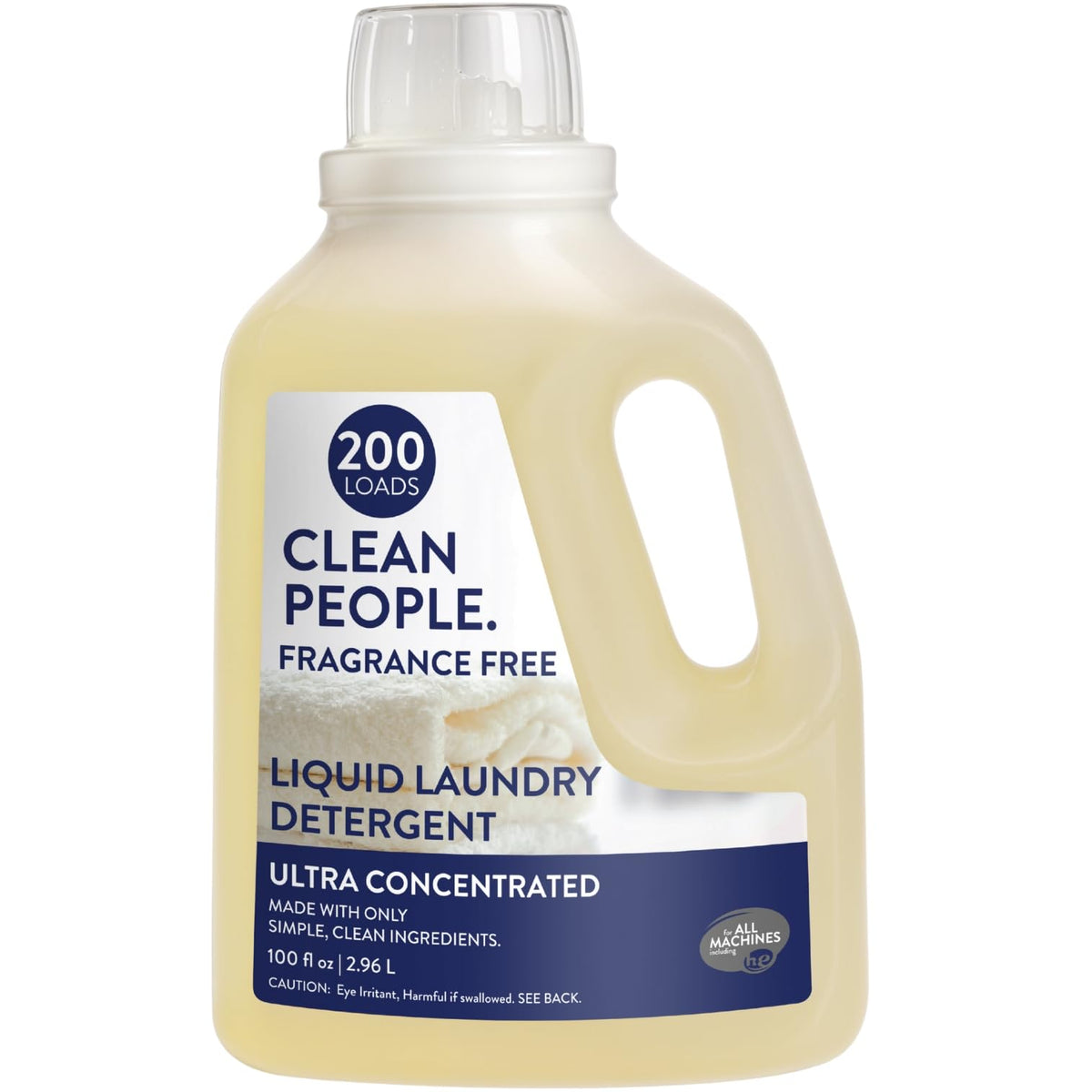 The Clean People Liquid Laundry Detergent - Ultra Concentrated, 50 oz