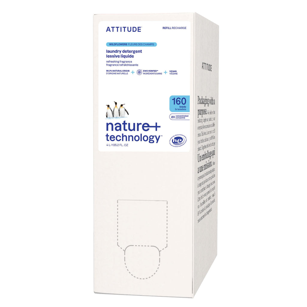 ATTITUDE Liquid Laundry Detergent Refill Plant-Based & Vegan

