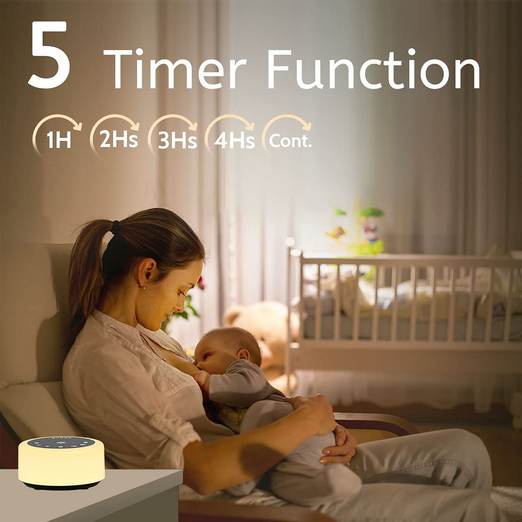 Soother Sleep Sound Machine with Night Light 30 Sounds

