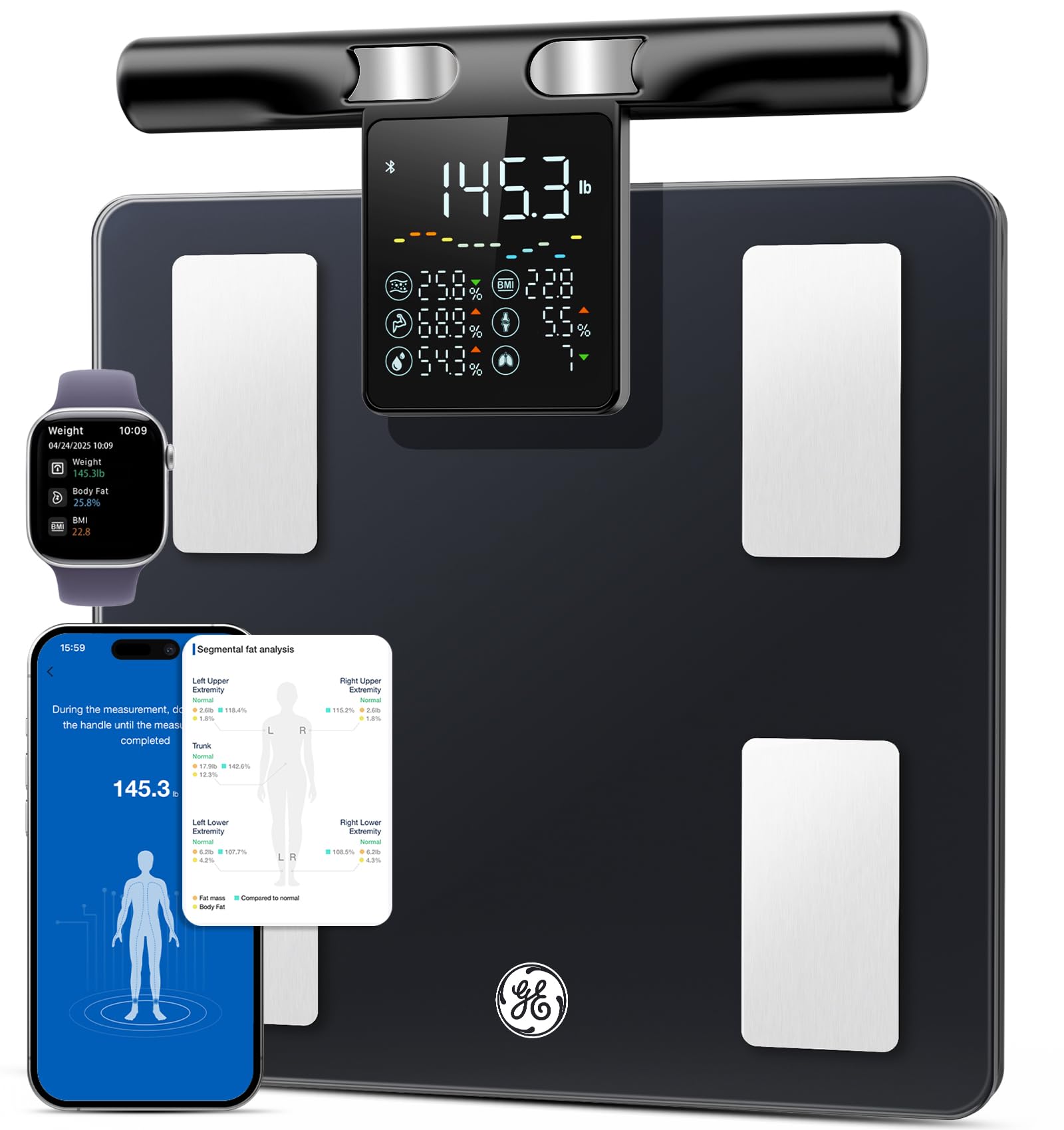 GE Smart Scale with 8-Electrode Body Composition | App Sync

