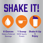 NOW Foods Whey Protein Isolate with BCAAs - Unflavored

