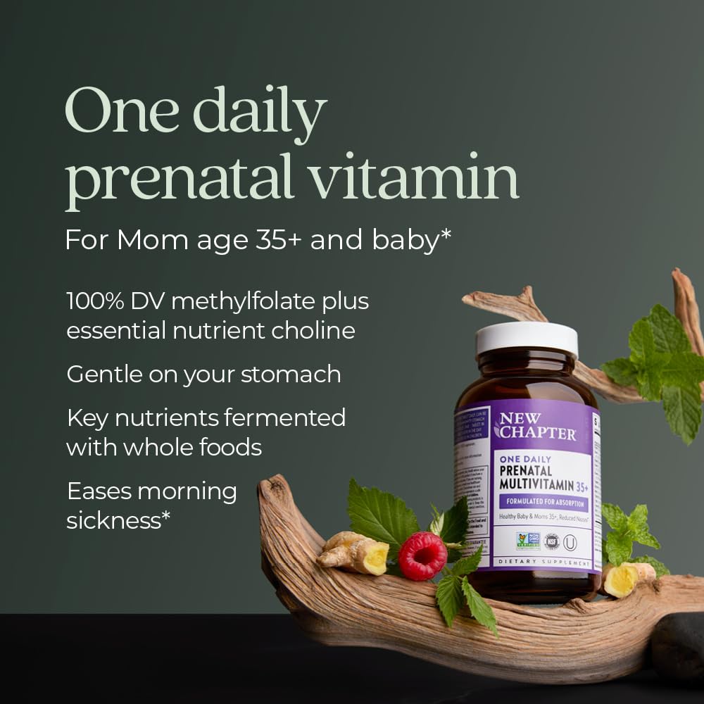 New Chapter Prenatal Multivitamin for Moms 35+ | Methylfolate

