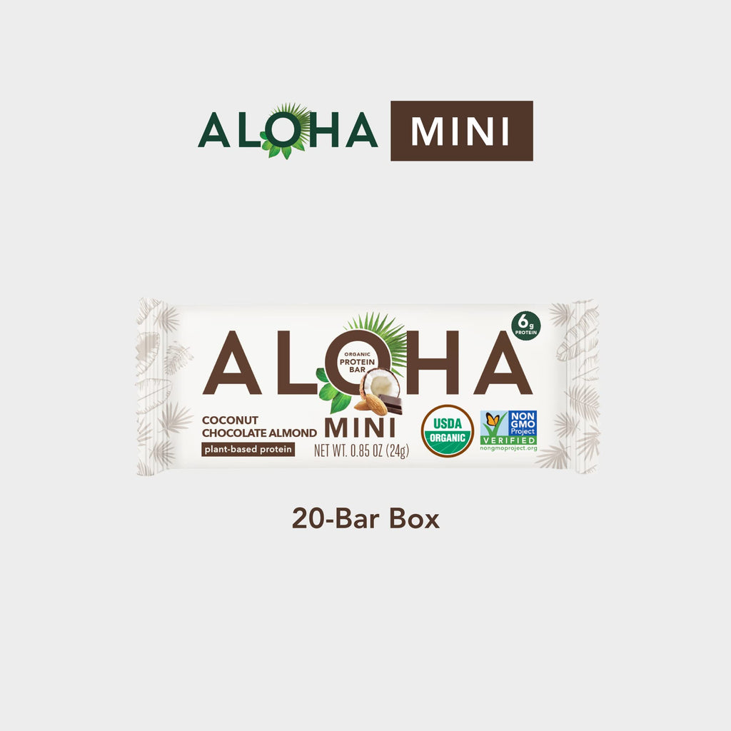 ALOHA Organic Plant Based Protein Bar MINIS – Vegan Snack

