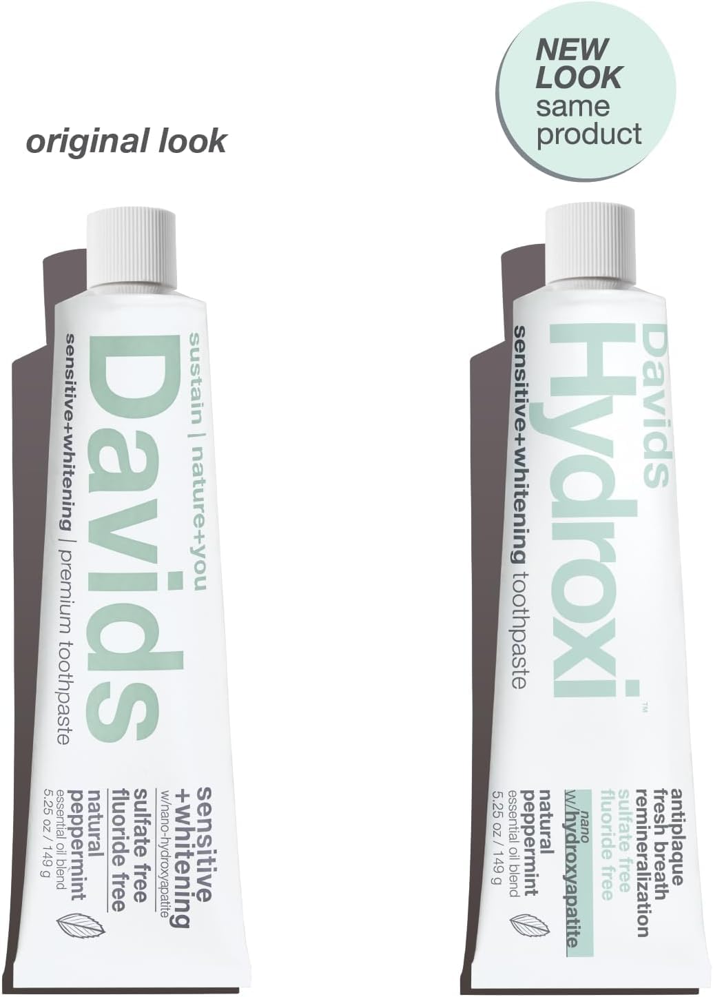 Davids Nano Hydroxyapatite Toothpaste | Fluoride Free

