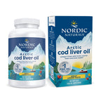 Nordic Naturals Arctic Cod Liver Oil Lemon Omega-3 EPA DHA


