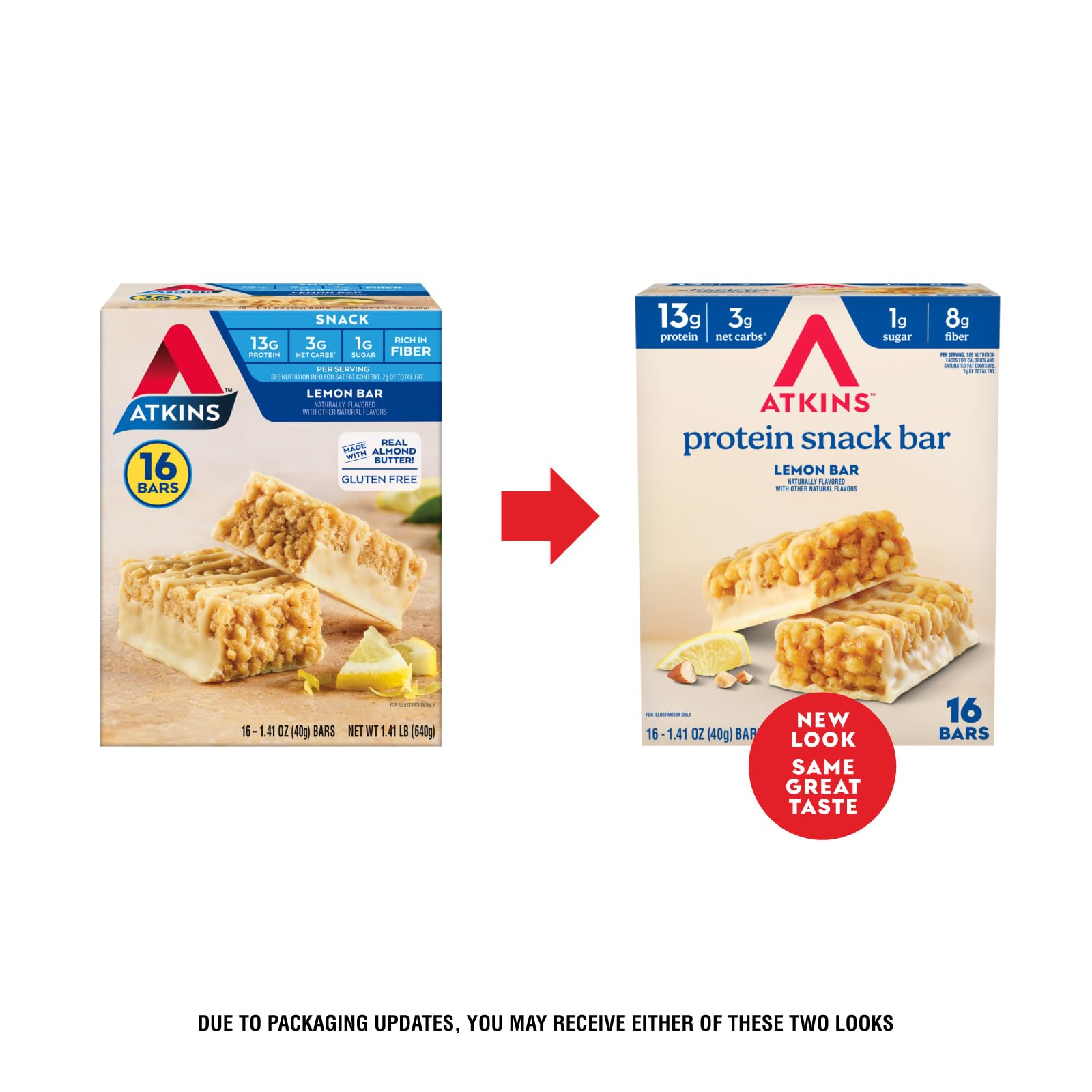 Atkins Keto Protein Bar - Gluten Free On-The-Go Snack

