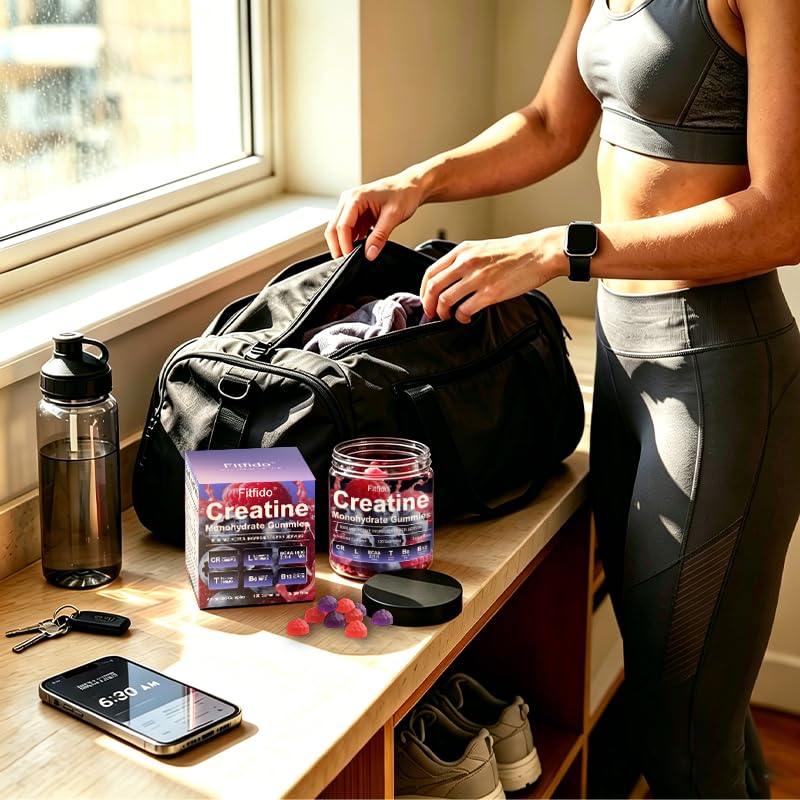 Fitfido Creatine Monohydrate Gummies | Muscle Support

