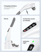 RENPHO Cordless Handheld Massager with 5 Speeds & Modes

