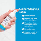 Invisalign Aligner Cleaning Foam | Mint Fresh Breath

